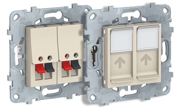 Механизмы ЭУИ Unica NEW Schneider Electric бежевый