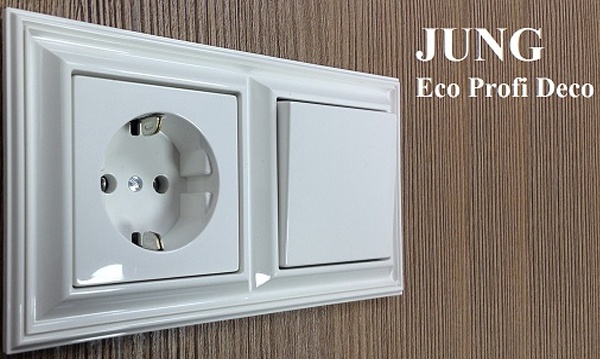 Розетки электрические 220В Jung ECO Profi