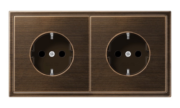 Накладки Jung серия LS Латунь Antik