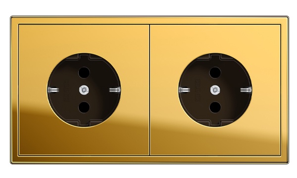 Накладки Jung серия LS Имитация золота