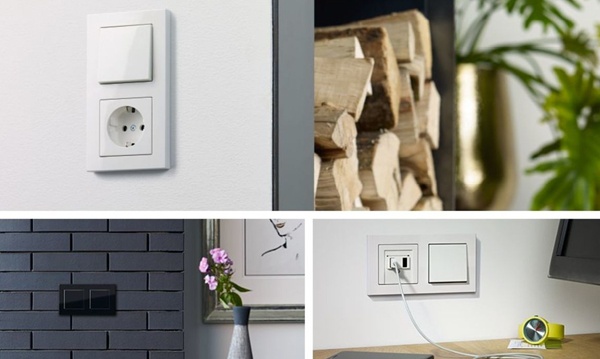 Накладки Jung серия A Белый