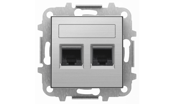 Розетки информационные (телевизионные, компьютерные, телефонные) Zenit Abb