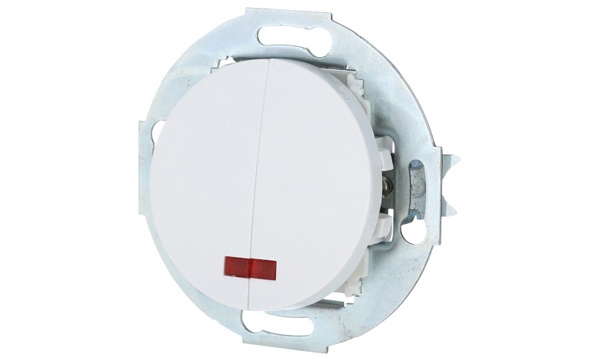 Механизмы с накладками Vintage Экопласт белые