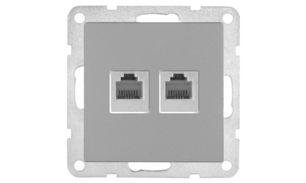 Розетки слаботочные (компьютерные, телефонные, телевизионные, акустические) LK80 Экопласт