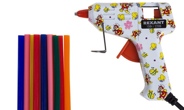 Клеевые пистолеты и стержни диаметром 7мм