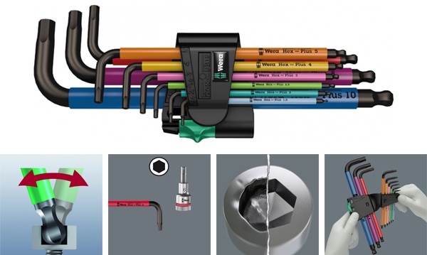 Наборы Г-образных шестигранных ключей