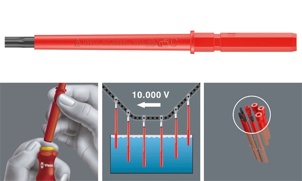 Диэлектрические отвертки VDE со сменными стержнями до 1000В
