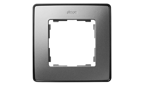 Рамки Simon 82 Detail Select алюминий металлизированный
