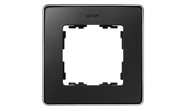 Рамки Simon 82 Detail Select графит металл