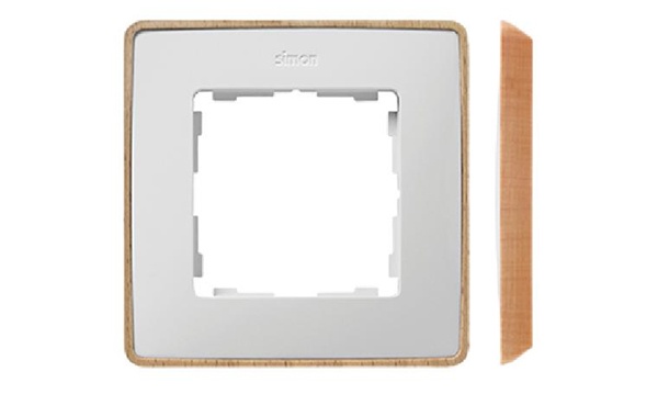 Рамки Simon 82 Detail Select белый дерево