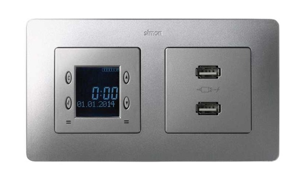 Рамки Simon 82 Detail Original алюминий