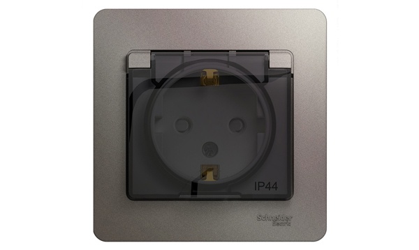 Розетки и выключатели Glossa платина