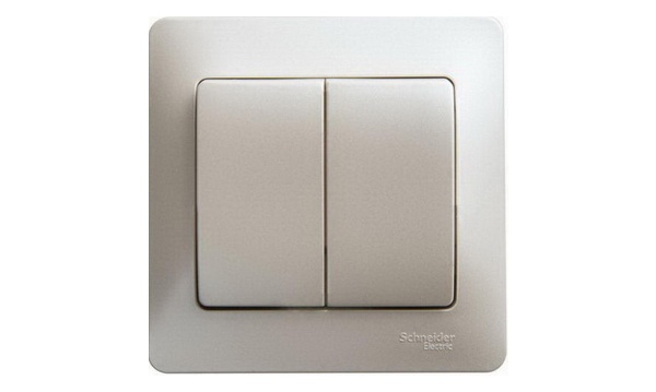 Розетки и выключатели Glossa перламутр