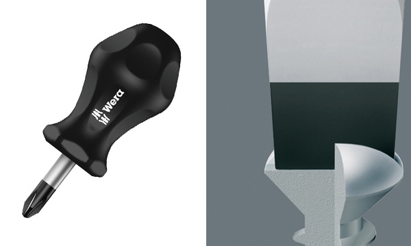 Отвертки с короткой ручкой и коротким жалом (компактные)