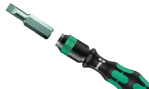 Биты плоские шлицевые короткие для шуроповерта и отверток