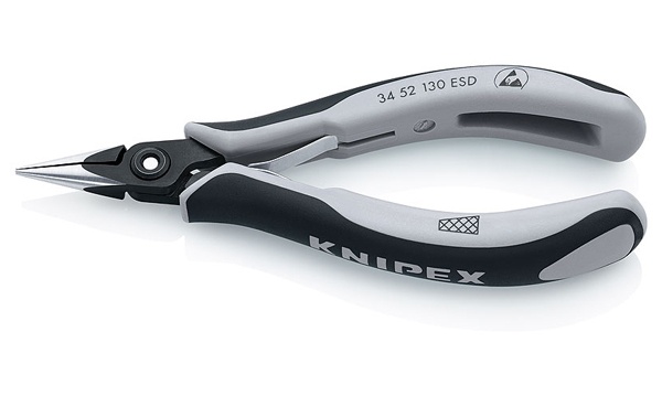 Мини-длинногубцы ESD антистатические для электроники и точной механики