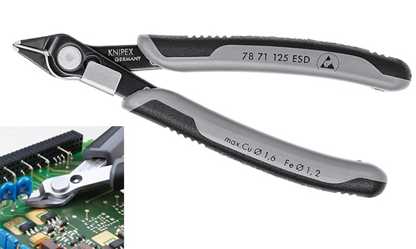 Кусачки боковые ESD антистатические для электроники и точной механики