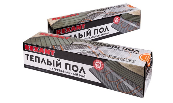Тёплый пол Rexant Extra маты двухжильные с экраном