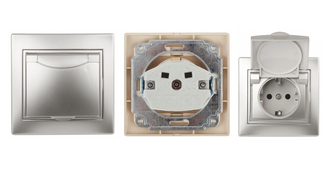 Механизмы Intro серия Plano алюминий