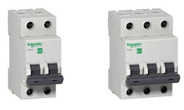Автоматические выключатели Easy9 Schneider Electric с характеристикой D (автоматы до 63A)