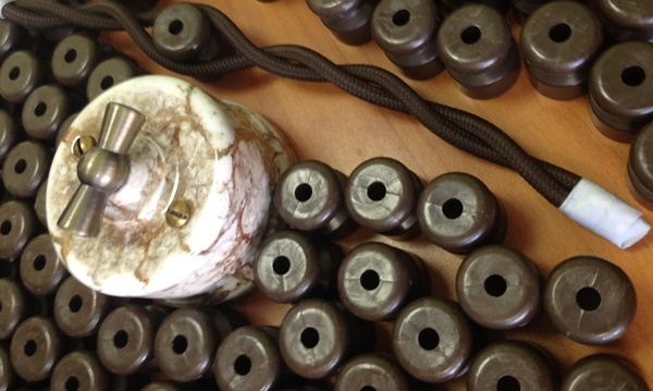 Изоляторы для ретро проводов Bironi