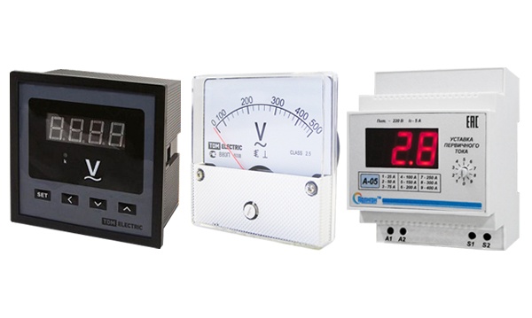 Вольтметры, амперметры и другие измерительные приборы