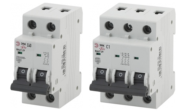 Автоматические выключатели ВА47-29,ВА47-100  Pro характеристика С ЭРА