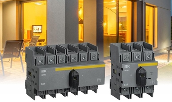 Выключатели-разъединители модульные и реверсивные ВРМ-2,ВРМ-3 (63-125А) IEK