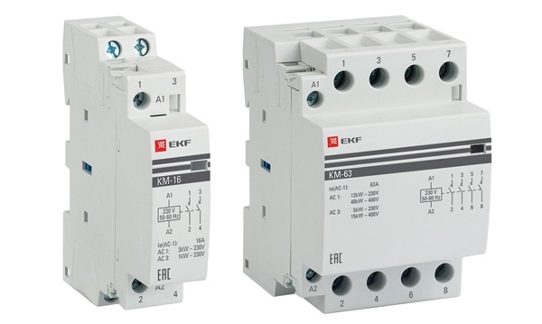 Модульные контакторы серии КМ 16-63A PROxima EKF