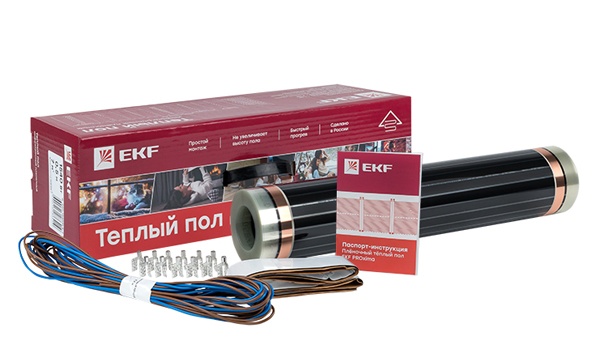Инфракрасный пленочный теплый пол EKF PROxima 220-2200Вт