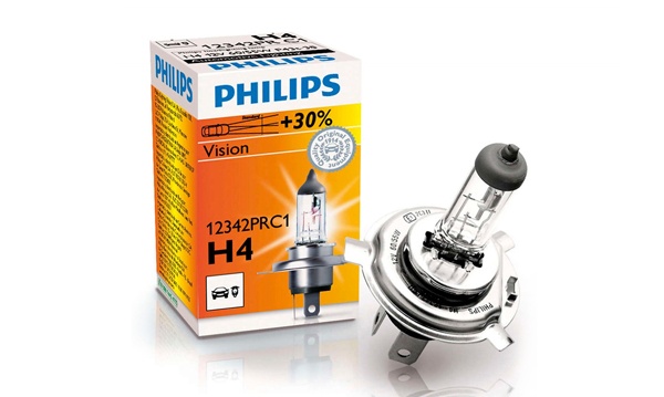 Головной свет H4 цоколь P43t 12V