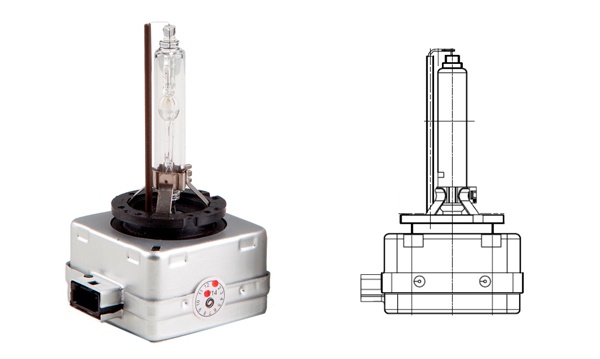 Ксеноновые автолампы тип D8S с цоколем PK32d-1