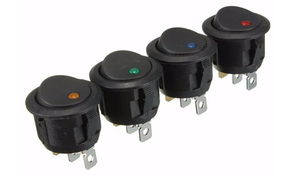 Клавишные выключатели 12V