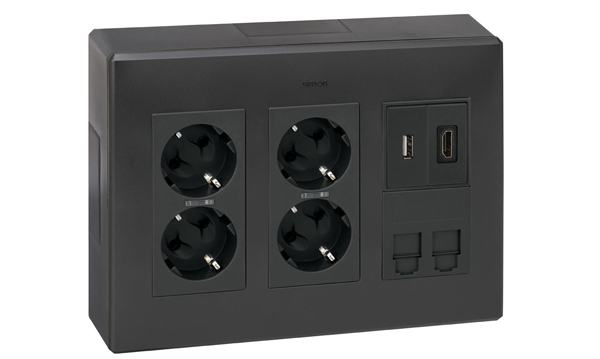 Розеточные блоки для монтажа в стену/на стену