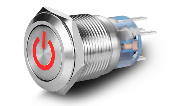 Антивандальные кнопочные выключатели 220-250V