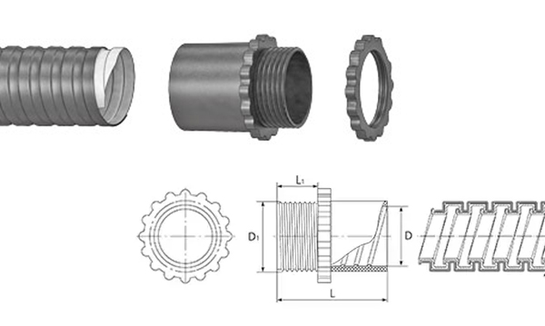 Муфты вводные МВП для металлорукава из ПВХ