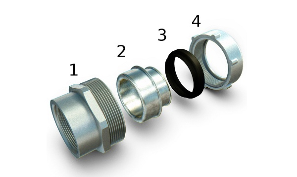 Муфты соединительные СТМ(Р) металлорукав-труба резьбовые