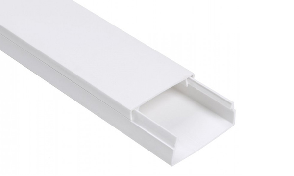 Кабель-канал пластиковый белый Rexant