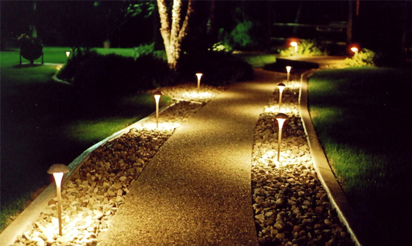 Садовые светильники на солнечных батареях фонари на колышке