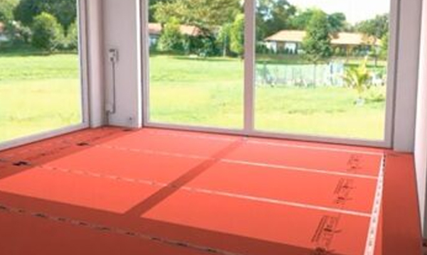 Нагревательный мат DEVIdry для сухой установки под паркет, ламинат или ковровое покрытие