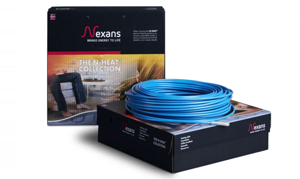 Кабель двухжильный тонкий Nexans MILLICABLE FLEX 15Вт/м теплый пол под плитку