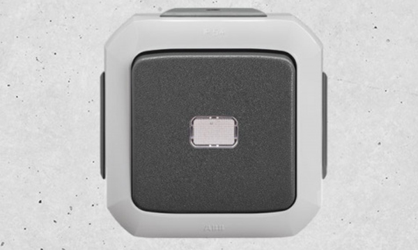 Розетки и выключатели в сборе ABB Variant+ IP54 (серый)