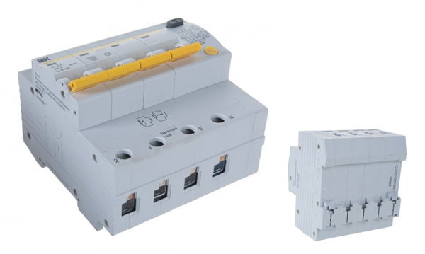 Дифференциальные автоматы четырехполюсные KARAT АД14 тип АС IEK