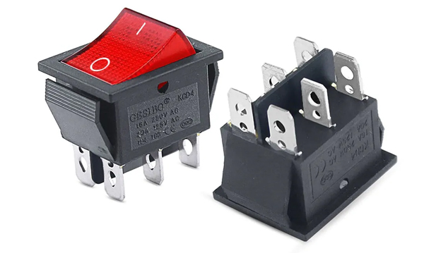 Клавишные выключатели 250V