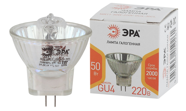 Лампы галогенные с отражателем MR11 GU4, GU5.3