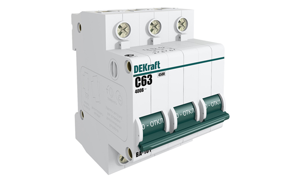 Автоматические выключатели ВА-101 4.5кА DEKraft (автоматы до 63А)