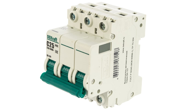 Автоматические выключатели ВА-101 4.5кА DEKraft характеристика С