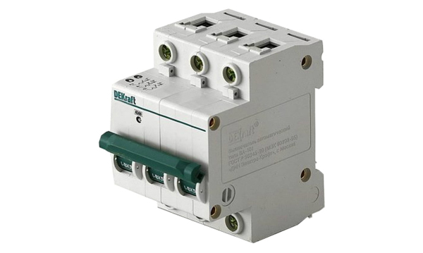 Автоматические выключатели ВА-101 4.5кА DEKraft характеристика D