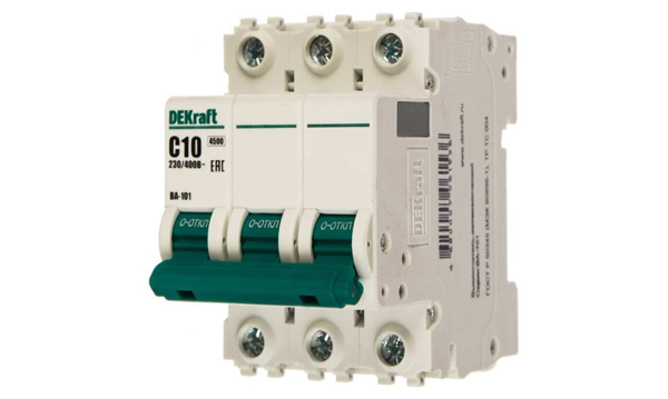Автоматические выключатели ВА-101 4.5кА DEKraft характеристика B