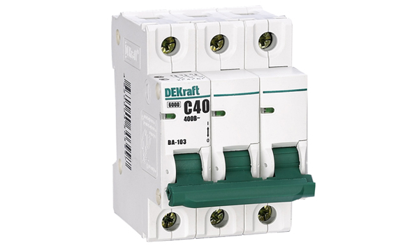 Автоматические выключатели ВА-103 6кА DEKraft характеристика С